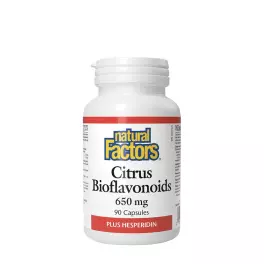   Natural Factors Citrus Bioflavonoids Plus Hesperidin 650 mg (90 Capsule)