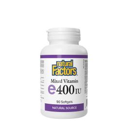   Natural Factors Mixed Vitamin E Natural Source 400 IU  (90 Capsule moi)