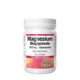 Natural Factors Magnesium Bisglycinate Pure 200 mg  (240 g)