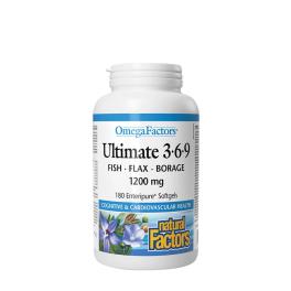 Natural Factors Ultimate 3-6-9 – 1200 mg  (90 Capsule moi)
