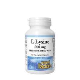 Natural Factors L-Lysine Amino Acid 500 mg (90 Capsule)