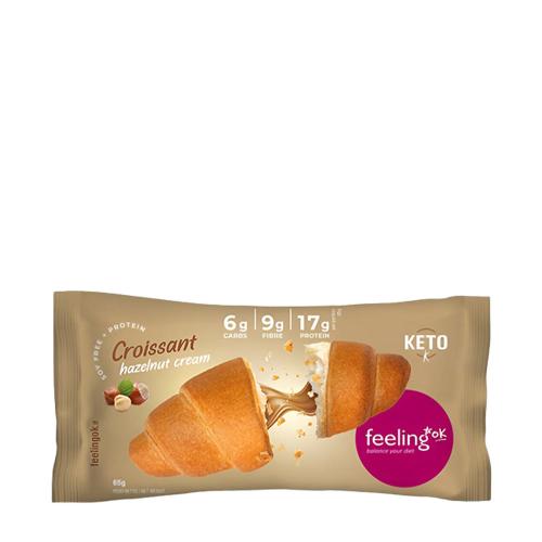 FeelingOK High Protein Croissant (65 g, Cremă de arahide)