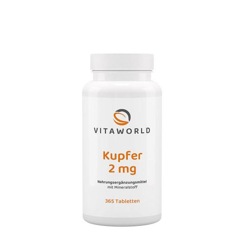 Vitaworld Copper 2 mg (365 comprimate)
