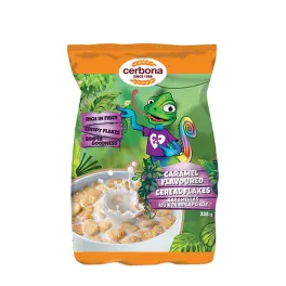 Cerbona Fulgi de porumb cu aromă de caramel (225 g)