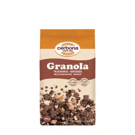 Cerbona Granola cu ciocolată cu lapte (450 g)