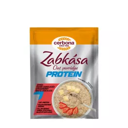   Cerbona Porridge proteic cu căpșuni și ciocolată albă (60 g)
