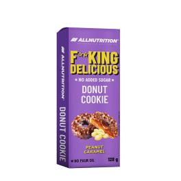   ALLNUTRITION Fitking Delicious Donut Cookie (128 g, Caramel cu Alune)