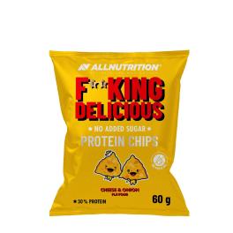   ALLNUTRITION Fitking Delicious Protein Chips (60 g, Brânză și ceapă)