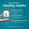 MaryRuth's Organic Hair, Skin, & Nails Gummies (60 Jeleuri, Căpșuni)