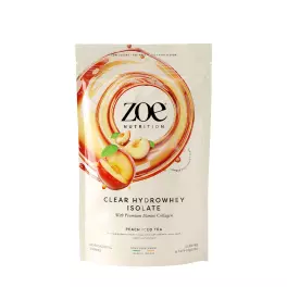 ZOE Nutrition Clear Hydrowhey (454 g, Ceai Rece cu Piersici)